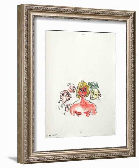 La Princesse de Babylone 37 (Suite couleur)-Kees van Dongen-Framed Premium Edition