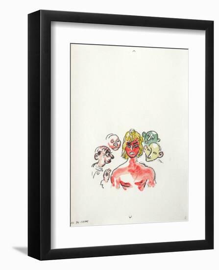 La Princesse de Babylone 37 (Suite couleur)-Kees van Dongen-Framed Premium Edition