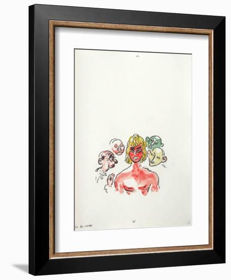 La Princesse de Babylone 37 (Suite couleur)-Kees van Dongen-Framed Premium Edition