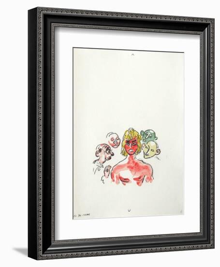 La Princesse de Babylone 37 (Suite couleur)-Kees van Dongen-Framed Premium Edition