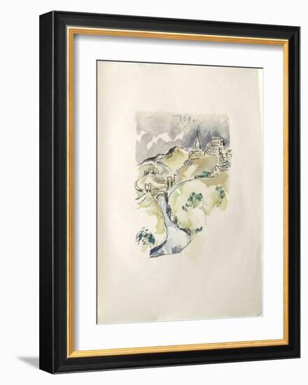 La Princesse de Babylone 43 (Suite couleur)-Kees van Dongen-Framed Collectable Print