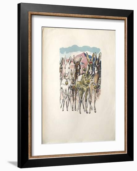 La Princesse de Babylone 44 (Suite couleur)-Kees van Dongen-Framed Premium Edition