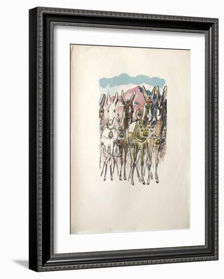 La Princesse de Babylone 44 (Suite couleur)-Kees van Dongen-Framed Premium Edition