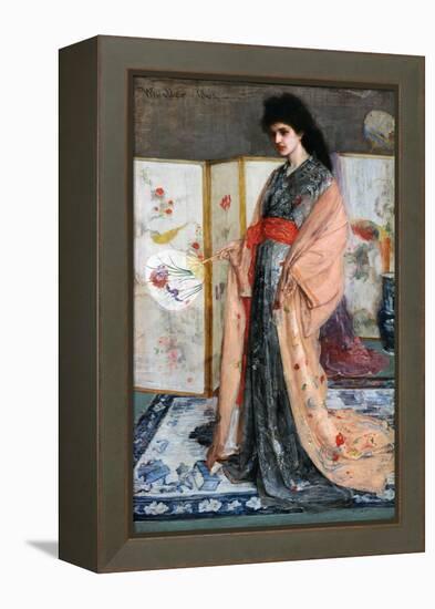 La Princesse Du Pay De La Porcelaine, 1864-James Abbott McNeill Whistler-Framed Premier Image Canvas