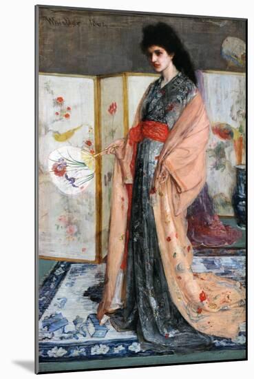 La Princesse Du Pay De La Porcelaine, 1864-James Abbott McNeill Whistler-Mounted Giclee Print