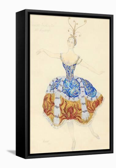 La Princesse Enchantée. Costume Design for the Ballet the Sleeping Princess, 1921-Léon Bakst-Framed Premier Image Canvas