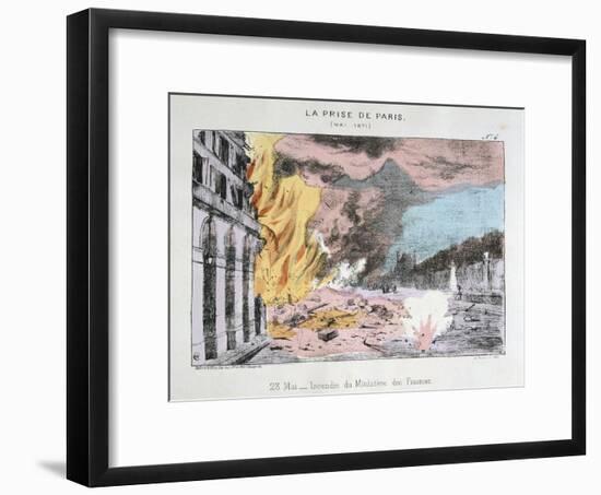 La Prise De Paris, 23 May 1871-null-Framed Giclee Print