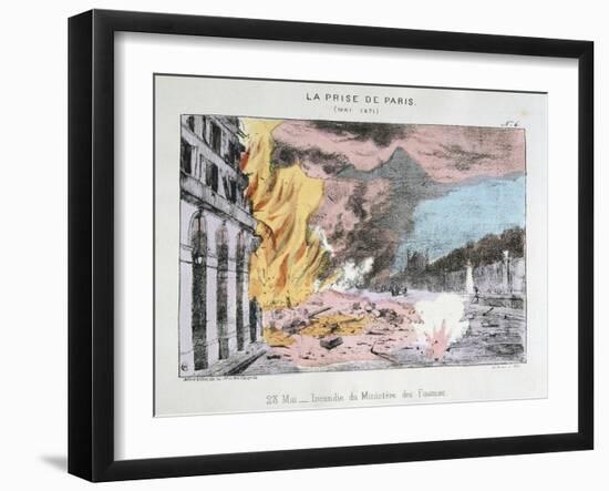 La Prise De Paris, 23 May 1871-null-Framed Giclee Print