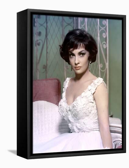 La proie des vautours Never So Few by JohnSturges with Gina Lollobrigida, 1959 (photo)-null-Framed Stretched Canvas