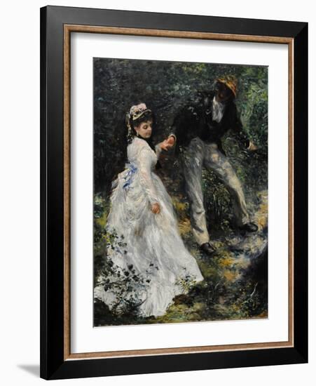 La Promenade, 1870-Pierre-Auguste Renoir-Framed Giclee Print