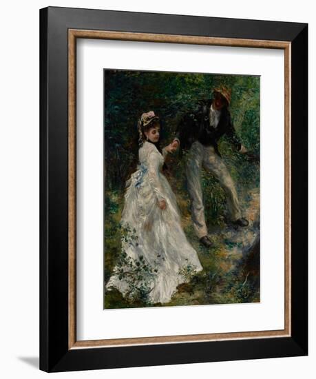 La Promenade, 1870-Pierre-Auguste Renoir-Framed Giclee Print