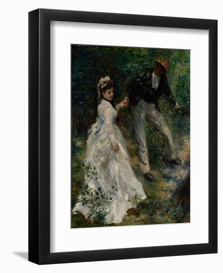 La Promenade, 1870-Pierre-Auguste Renoir-Framed Giclee Print