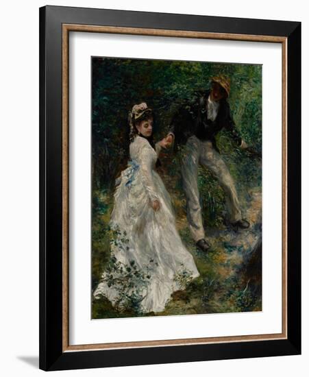 La Promenade, 1870-Pierre-Auguste Renoir-Framed Giclee Print