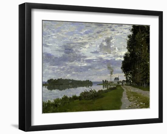 La Promenade d'Argenteuil-Claude Monet-Framed Giclee Print