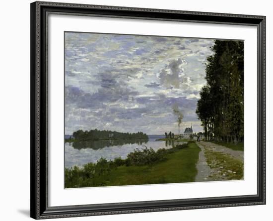 La Promenade d'Argenteuil-Claude Monet-Framed Giclee Print