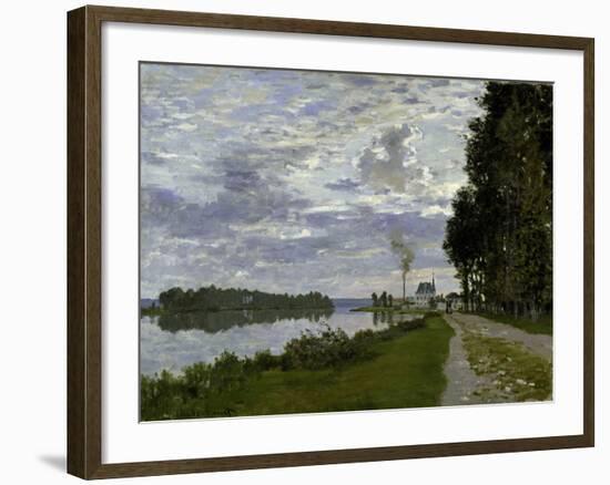 La Promenade d'Argenteuil-Claude Monet-Framed Giclee Print