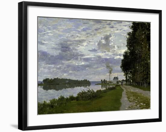 La Promenade d'Argenteuil-Claude Monet-Framed Giclee Print