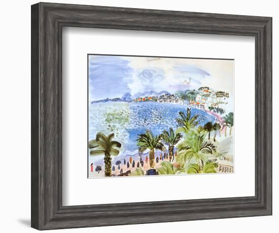 La Promenade des Anglais, c.1928-Raoul Dufy-Framed Art Print