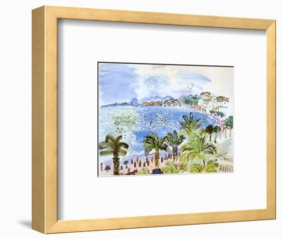 La Promenade des Anglais, c.1928-Raoul Dufy-Framed Art Print