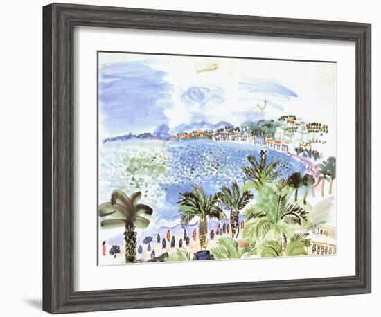 La Promenade des Anglais, c.1928-Raoul Dufy-Framed Art Print