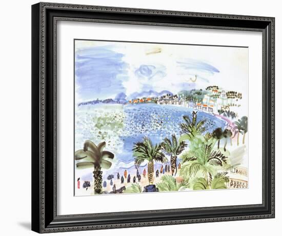 La Promenade des Anglais, c.1928-Raoul Dufy-Framed Art Print