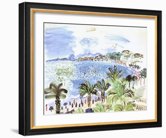 La Promenade des Anglais, c.1928-Raoul Dufy-Framed Art Print