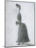 La Promeneuse au Manchon-Georges Seurat-Mounted Giclee Print