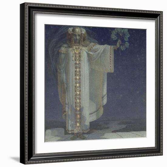 La Prophétesse Libuse, reine de Bohême de 700 à 738 environ-Vitezlav Karel Masek-Framed Giclee Print