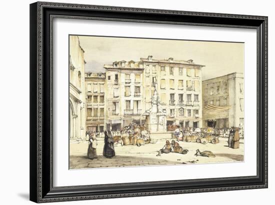La Puerta Del Sol-John Frederick Lewis-Framed Giclee Print