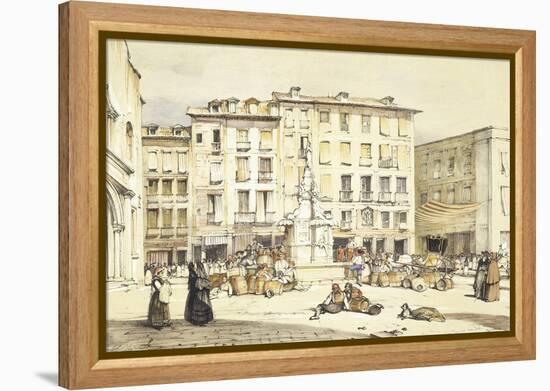 La Puerta Del Sol-John Frederick Lewis-Framed Premier Image Canvas