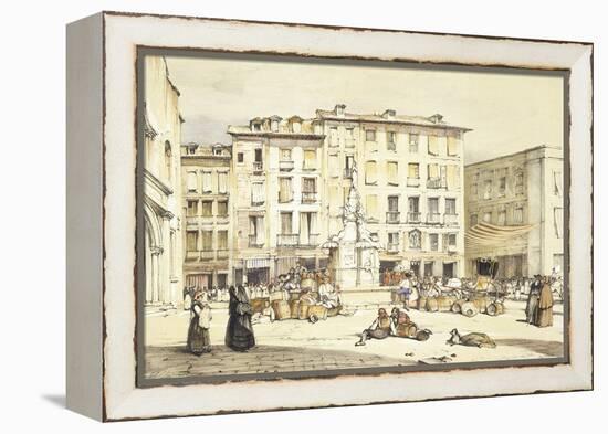 La Puerta Del Sol-John Frederick Lewis-Framed Premier Image Canvas