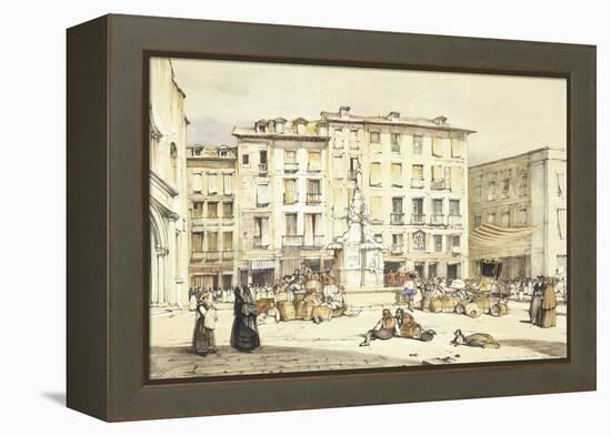 La Puerta Del Sol-John Frederick Lewis-Framed Premier Image Canvas