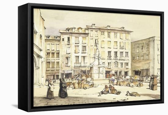 La Puerta Del Sol-John Frederick Lewis-Framed Premier Image Canvas