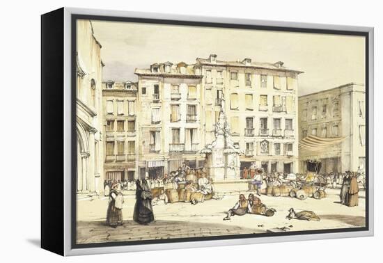 La Puerta Del Sol-John Frederick Lewis-Framed Premier Image Canvas