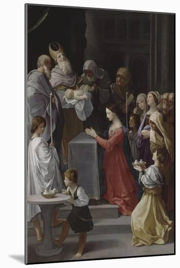 La purification de la Vierge-Guido Reni-Mounted Giclee Print