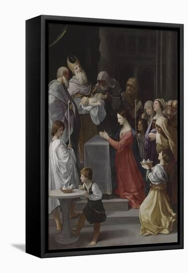La purification de la Vierge-Guido Reni-Framed Premier Image Canvas