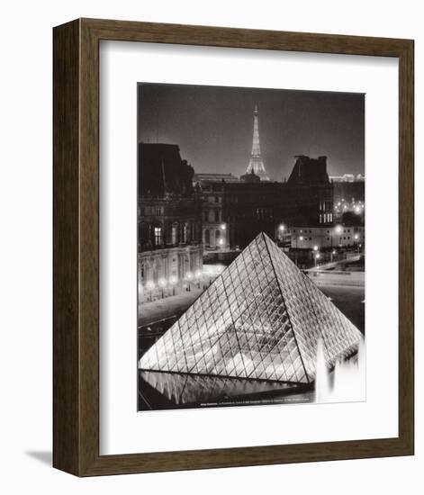 La Pyramide de Louvre-Serge Sautereau-Framed Art Print