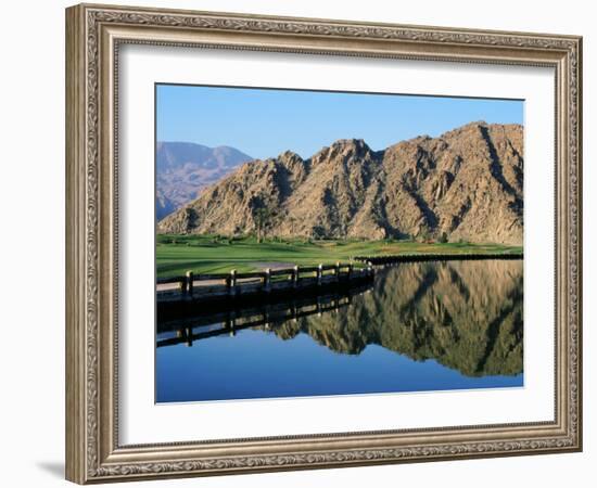 La Quinta Golf Course, California, USA-null-Framed Photographic Print