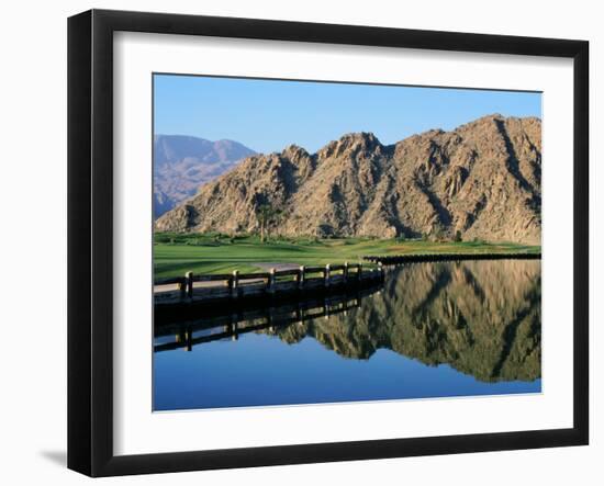 La Quinta Golf Course, California, USA-null-Framed Photographic Print