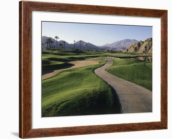 La Quinta Golf Course, California, USA-null-Framed Photographic Print