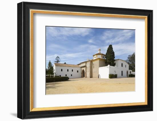 La Rabida Monastery where Columbus stayed before historic voyage of 1492, La Rabida, Huelva, Costa -Stuart Black-Framed Photographic Print