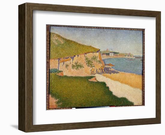 La Rade De Portrieux (Saint-Quay-Portrieux (Saint Quay Portrieux), Cote D'armor) - Painting by Paul-Paul Signac-Framed Giclee Print