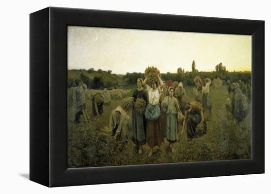 La Rappel Des Glaneursthe Recall of the Gleaners-Jules Breton-Framed Premier Image Canvas