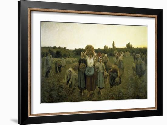 La Rappel Des Glaneursthe Recall of the Gleaners-Jules Breton-Framed Giclee Print