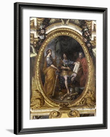 La Réformation de la justice, 1667-Charles Le Brun-Framed Giclee Print