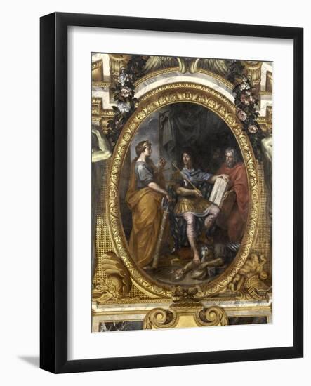 La Réformation de la justice, 1667-Charles Le Brun-Framed Giclee Print