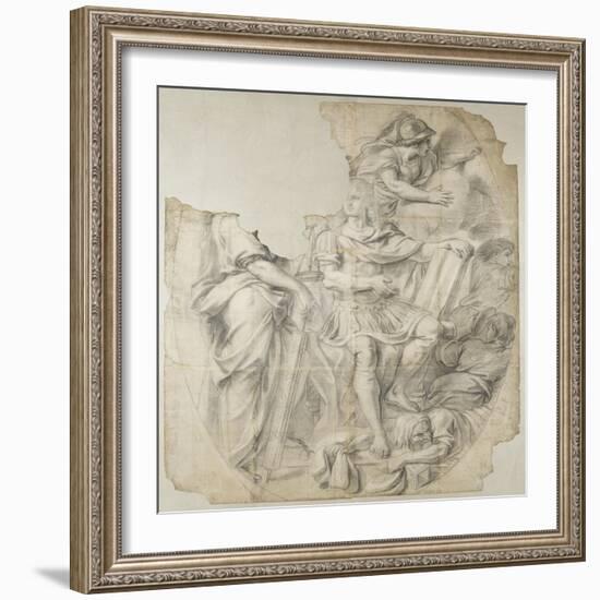 La Réformation de la Justice-Charles Le Brun-Framed Giclee Print