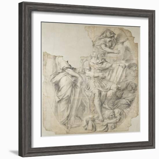 La Réformation de la Justice-Charles Le Brun-Framed Giclee Print
