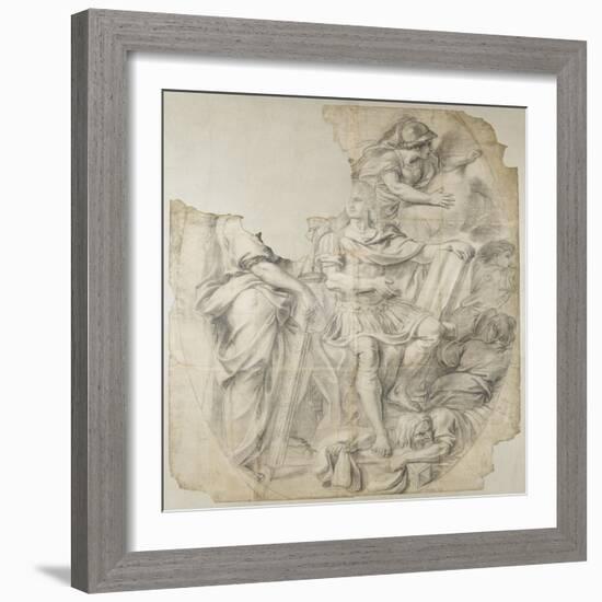 La Réformation de la Justice-Charles Le Brun-Framed Giclee Print