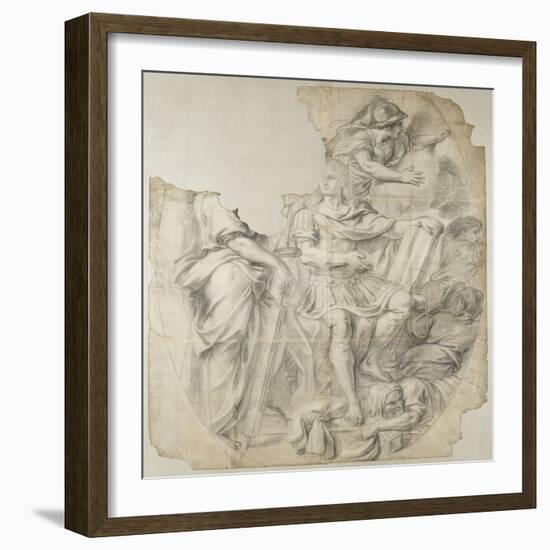 La Réformation de la Justice-Charles Le Brun-Framed Giclee Print